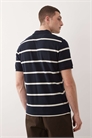 Поло с логотипом «Shield» из полосатого пике артикул 156106189