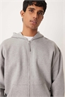 Худи с капюшоном и молнией, свободного кроя и плотной ткани артикул 151525853
