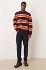 Свитер Stripe с круглым вырезом артикул 152633010