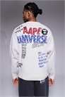 Свитер из трикотажа Aape by A Bathing Ape артикул 150152356