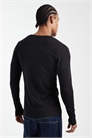 Футболка с длинным рукавом из эластичного трикотажа артикул 151185114