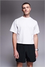 Короткая футболка из хлопка с эффектом быстрого высыхания артикул 154970424