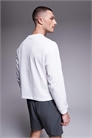 Укороченная хлопковая футболка с длинным рукавом и эффектом быстрого высыхания артикул 154970429