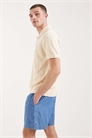Шорты из тканого шамбре артикул 155117028