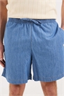 Шорты из тканого шамбре артикул 155117028