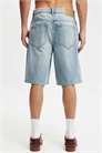 Шорты из джинсовой ткани свободного кроя артикул 143780312