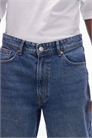 Джинсовые шорты свободного кроя с эффектом выцветания артикул 140414631