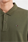 Полурукавная рубашка-поло с узкой планкой артикул 151338417