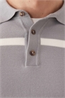 Трикотажная рубашка-поло с длинными рукавами артикул 152125569