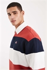 Свитер в стиле регби с логотипом в виде полосатого флага артикул 151338442