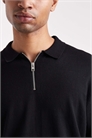 Трикотажное поло с четвертью молнии артикул 148489061
