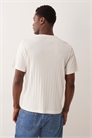 Футболка с ребристой текстурой премиум-класса артикул 155541497
