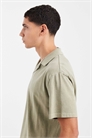 Поло с отложным воротником из плотной ткани артикул 150368834