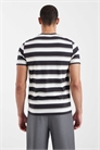 Футболка с логотипом в тонких полосках артикул 154960900