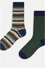 Набор из 2 пар носков с узором «Фэйр-Айл» артикул 150037778