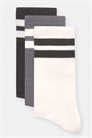 Набор из 3 пар полосатых носков артикул 155002982