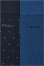 Набор из 2 пар бамбуковых носков с логотипом BOSS Bodywear артикул 154242886