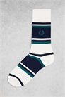 Носки с логотипом в виде теннисных полосок артикул 154716168