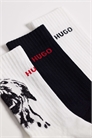 Набор из 3 пар носков с принтом от Hugo Bodywear артикул 153992148