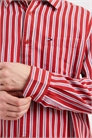 Рубашка в полоску свободного кроя артикул 151338423