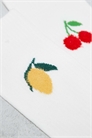 Набор из 2 пар носков с вышивкой в виде лимона и вишни артикул 139617843