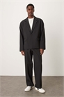 Костюмный пиджак прямого кроя из рибана артикул 148608754