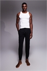 Джоггеры со структурированной посадкой артикул 148477766