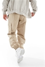 Джоггеры Vip из твила цвета карго, бежевые артикул 136754857
