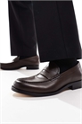 Мягкие кожаные лоферы Boss с удобной подошвой артикул 145571324