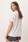 Футболка с круглым вырезом и прямым кроем артикул 144139281