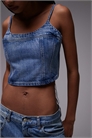 Топ-корсет из денима артикул 150014715