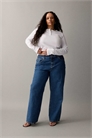 ASOS DESIGN Коллекция Circular Design: джинсы «dad jeans» с широкими брючинами и закругленным кроем артикул 153666593