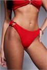 Эксклюзивные бикини-трусики с высоким вырезом и гофрированной отделкой в форме сердца co-ord артикул 153488880