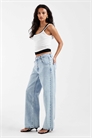 Джинсы свободного кроя с низкой посадкой артикул 153754675