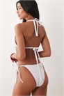 Бикини-трусики с завязками по бокам и оборками артикул 151865552