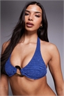 Топ бикини Oceana с завязками за шеей и металлическими элементами артикул 150777209