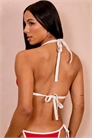 Топ бикини «Fuller Bust X» от Georgia Bayliss в форме треугольника с контрастной окантовкой артикул 150784675