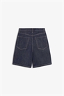 Шорты из джинсовой ткани свободного кроя артикул 156237974