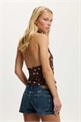 Микро-шорты из джинсовой ткани артикул 150854988