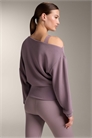 Свитшот с асимметричным вырезом, регулируемой талией и мягким на ощупь модалом артикул 155702661