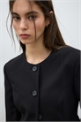 Блейзер без воротника артикул 155775344