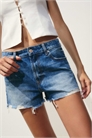 Шорты из рваного денима D75 артикул 147968200