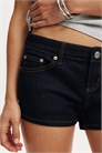 Микро-шорты из джинсовой ткани артикул 155727901