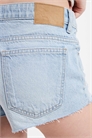 Шорты из микро-джинсовой ткани артикул 154606967