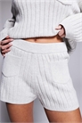 Эксклюзивные микро-шорты с карманами спереди из ребристого трикотажа с высоким содержанием хлопка co-ord артикул 153492487