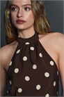Топ в горошек Halter артикул 156237647