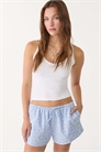Шорты с контрастной вышивкой артикул 149057633