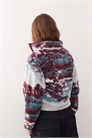 Флисовая кофта Helvetia II с принтом, укороченная, на полузастежке артикул 143821358