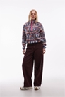 Флисовая кофта Helvetia II с принтом, укороченная, на полузастежке артикул 151452338