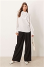 Блузка с закругленным низом артикул 151484837